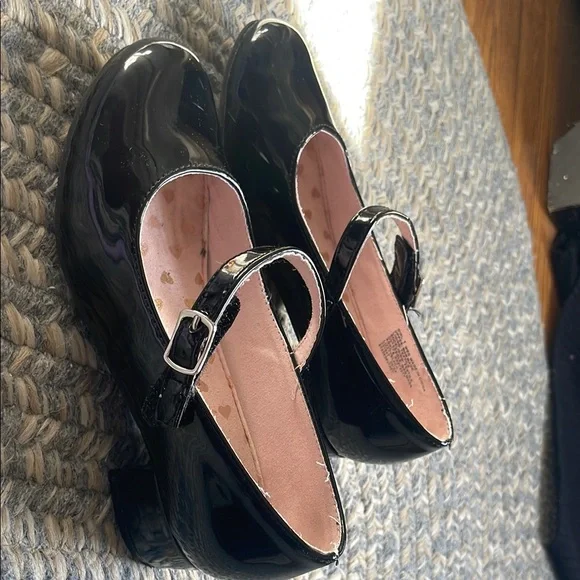 Sonoma Black Kids Mary Jane Shoes - Size 1 - Picture 3 of 6